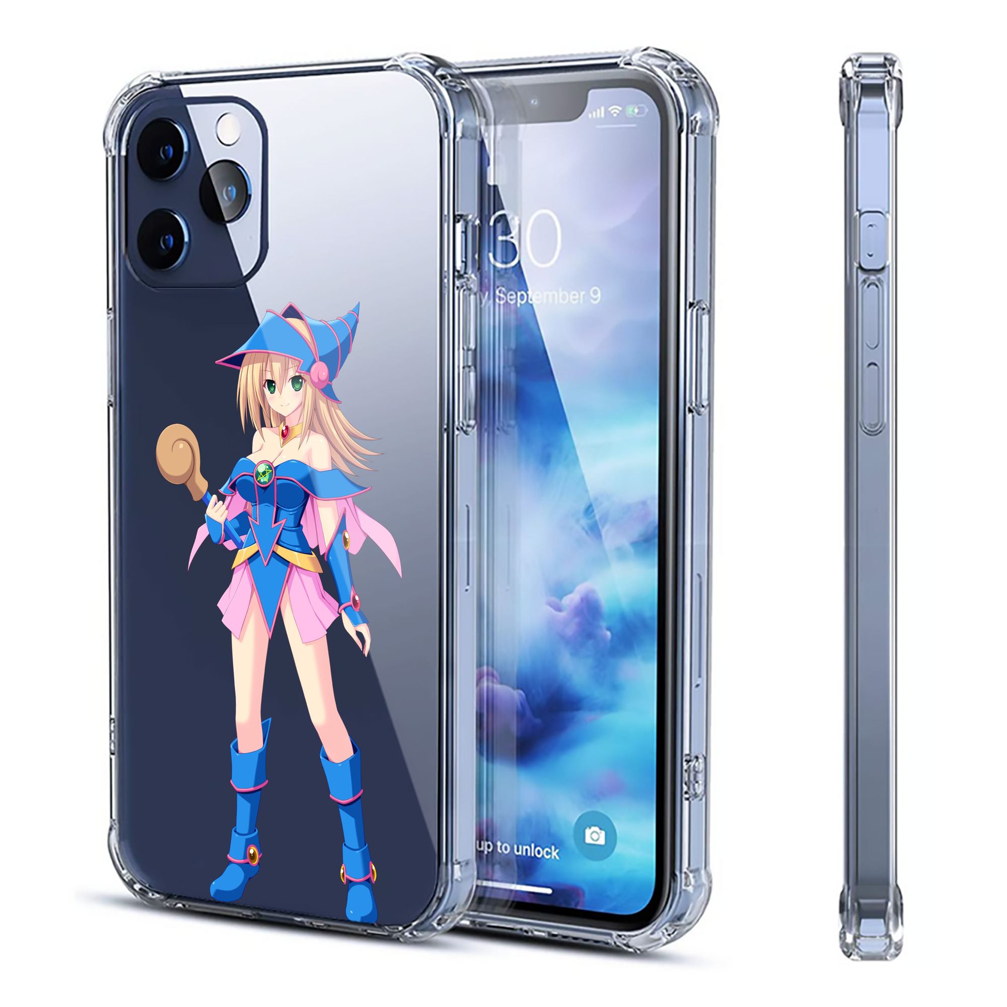 （画像用） 遊☆戯☆王 Yu-Gi-Oh! 【iPhone 12シリーズ対応】透明スマホケース（クリアソフトケース）